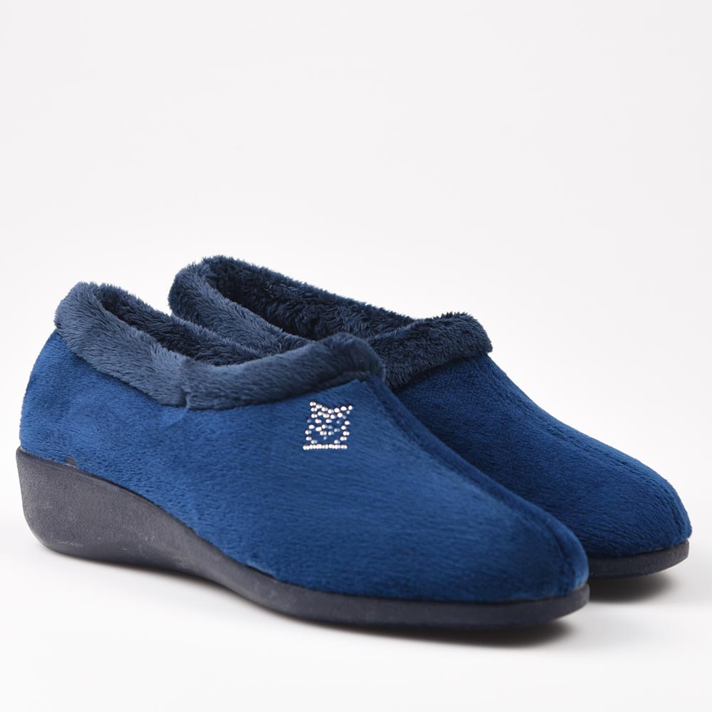 Zapatillas de Casa Marpen Slippers Cerrada Elegante 909IV21 Marino - imagen 3