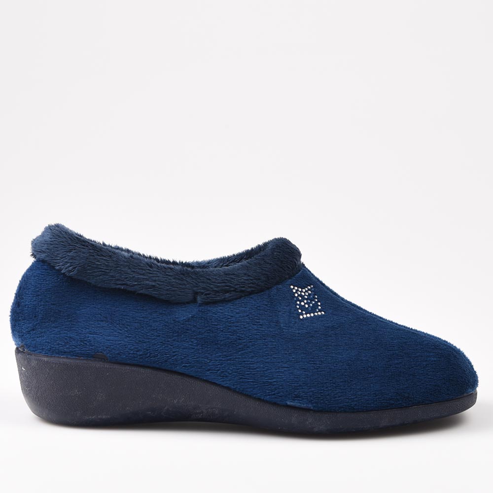 Zapatillas de Casa Marpen Slippers Cerrada Elegante 909IV21 Marino - imagen 2