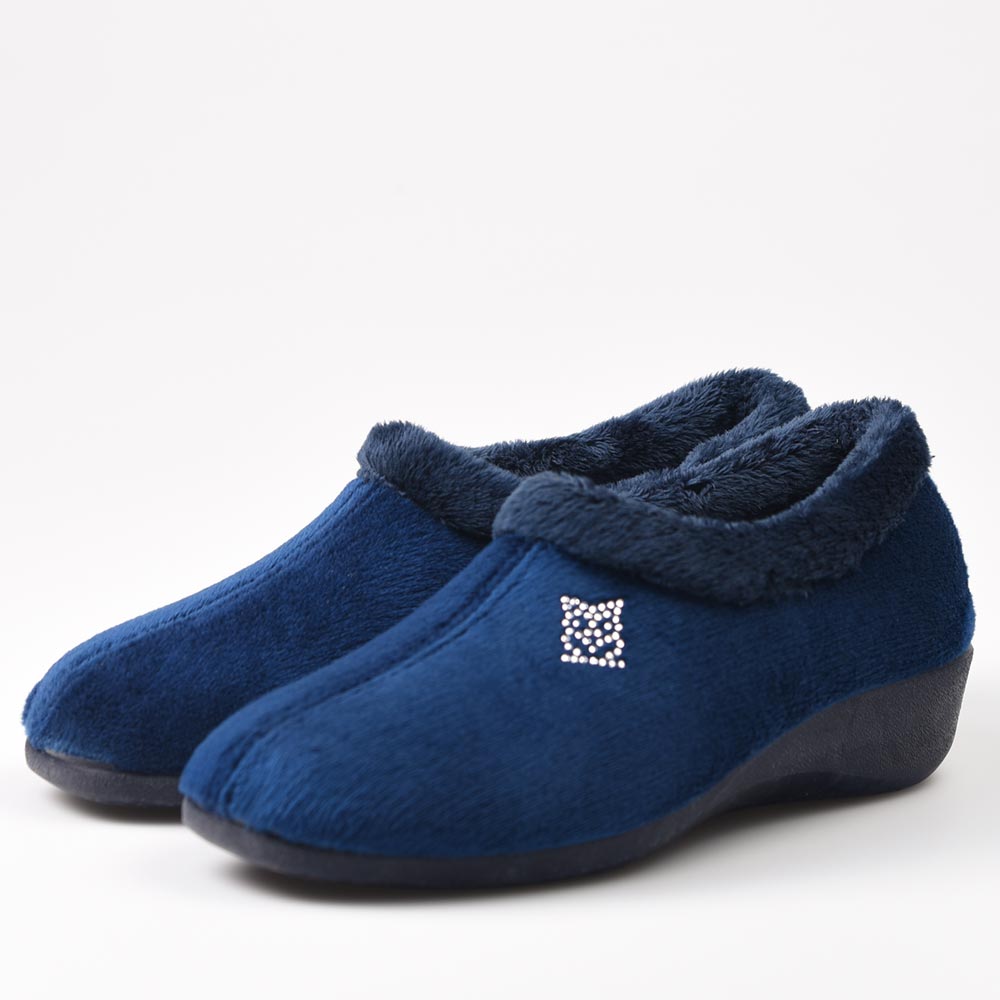 Zapatillas de Casa Marpen Slippers Cerrada Elegante 909IV21 Marino - imagen 4