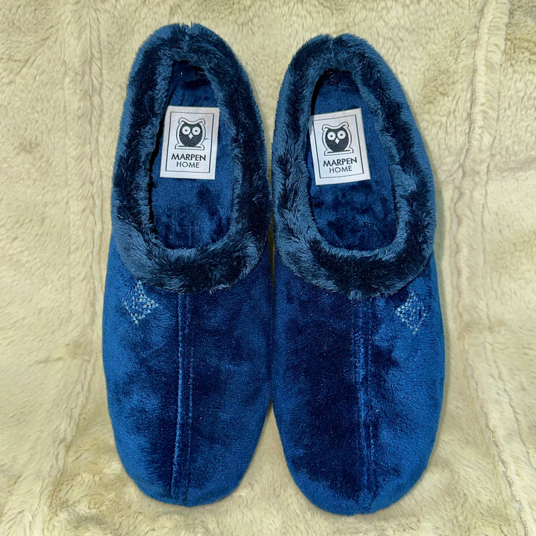 Zapatillas de Casa Marpen Slippers Cerrada Elegante 909IV21 Marino - imagen 7