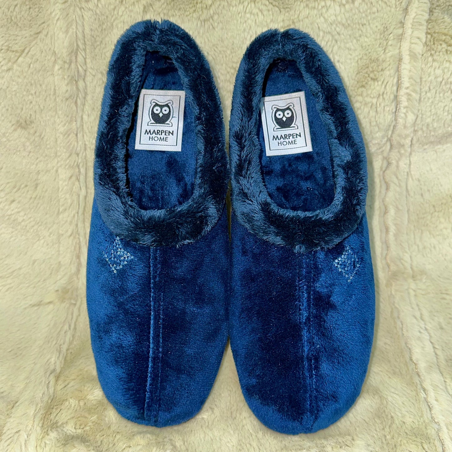 Zapatillas de Casa Marpen Slippers Cerrada Elegante 909IV21 Marino - imagen 7