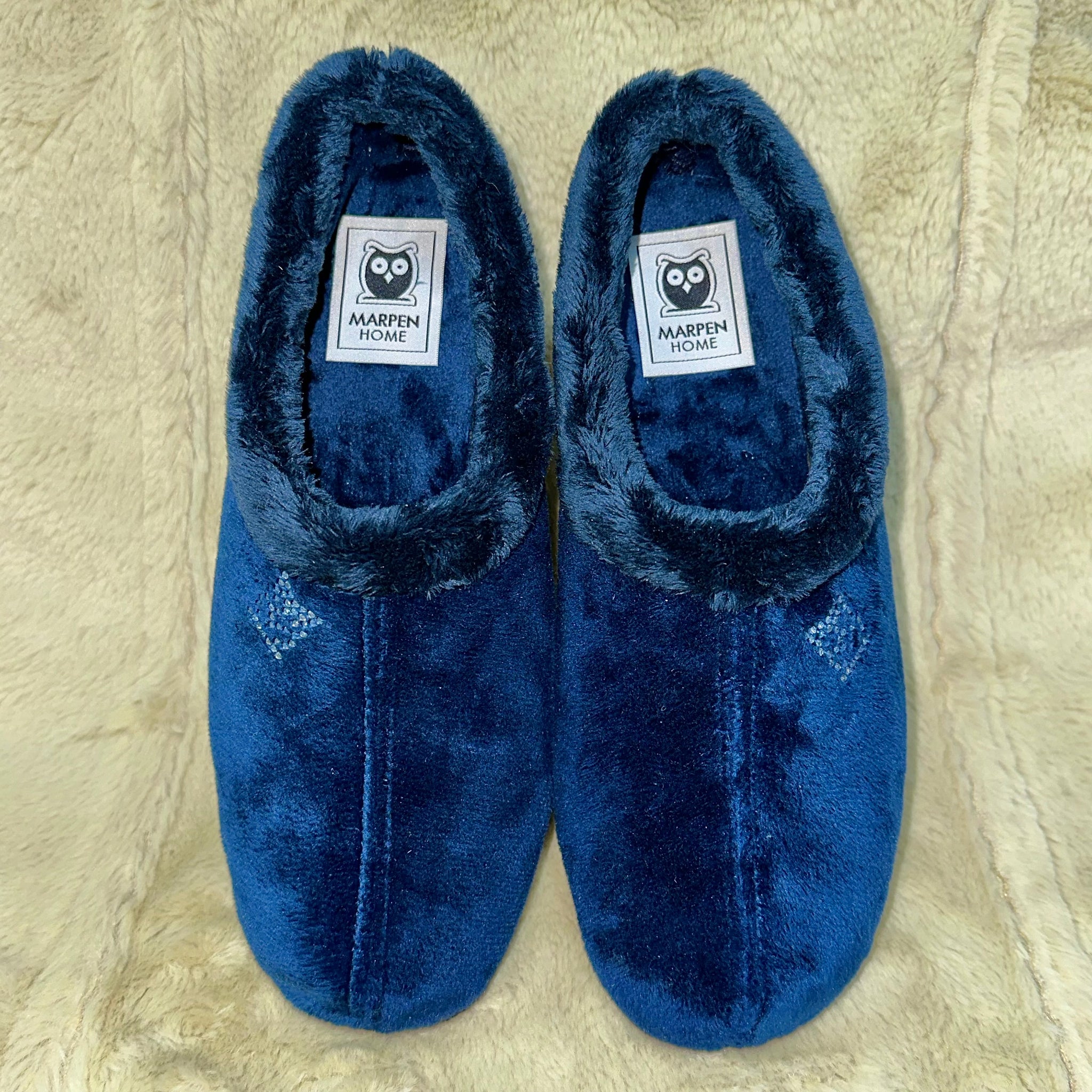 Zapatillas de Casa Marpen Slippers Cerrada Elegante 909IV21 Marino - imagen 7