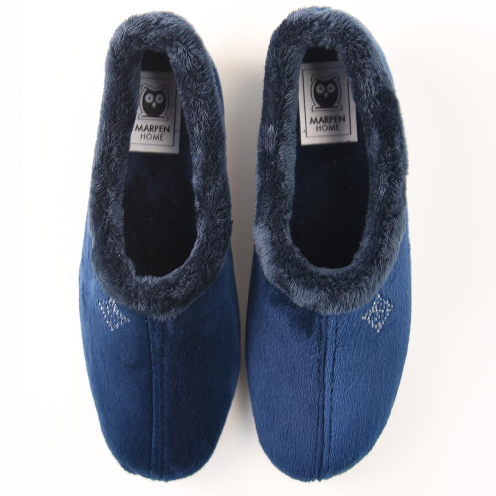 Zapatillas de Casa Marpen Slippers Cerrada Elegante 909IV21 Marino - imagen 1