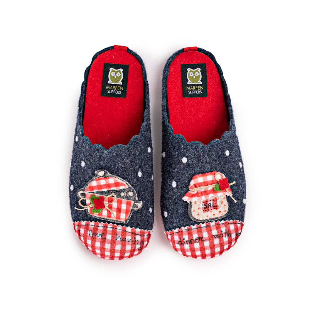 Zapatillas de Casa Marpen Slippers Dinner 303IV22 Marino - imagen 1