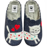 Zapatillas de Casa Marpen Slippers Gato Lunares 308IV24 Marino