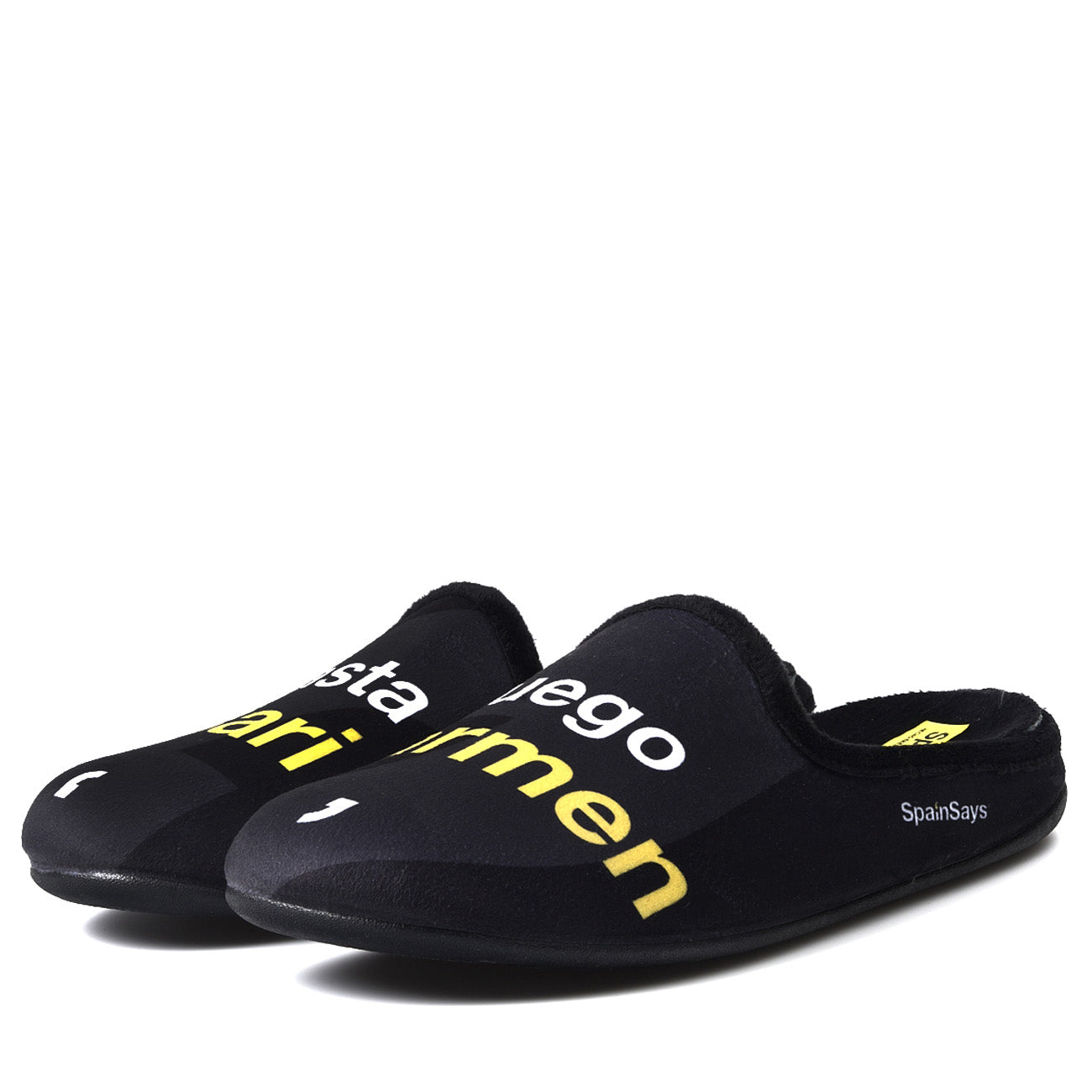 Zapatillas de Casa Marpen Slippers Hasta Luego Mari Carmen CSP2 Negro - imagen 4