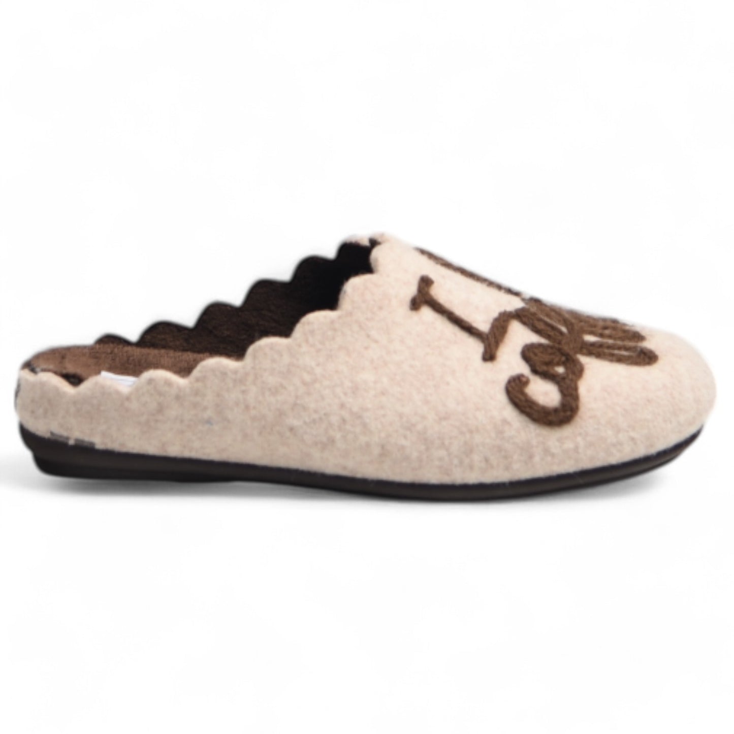 Zapatillas de Casa Marpen Slippers I Love Coffee 305IV24 Beig - imagen 2