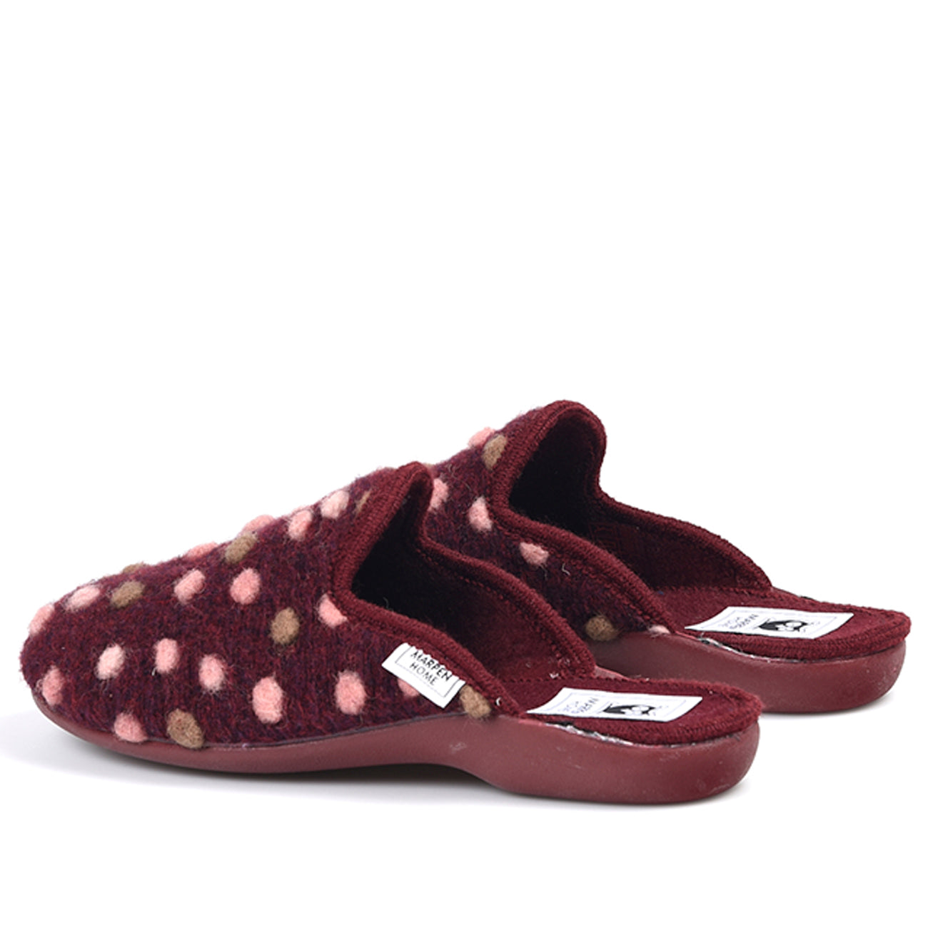 Zapatillas de Casa Marpen Slippers Lunares 412IV23 Burdeos - imagen 4