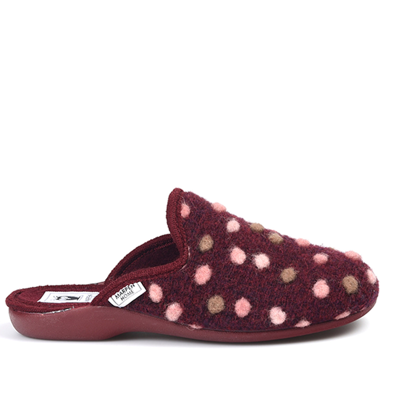 Zapatillas de Casa Marpen Slippers Lunares 412IV23 Burdeos - imagen 2