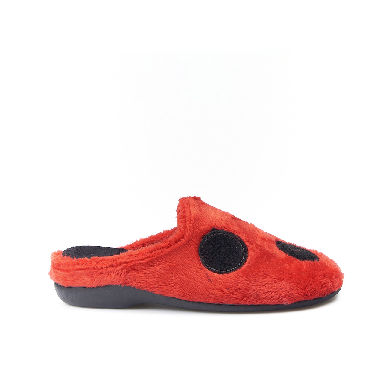 Zapatillas de Casa Marpen Slippers Mariquita 48IV20 Gris y Rojo - imagen 2