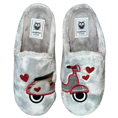 Zapatillas de Casa Marpen Slippers Moto 424IV23 Gris