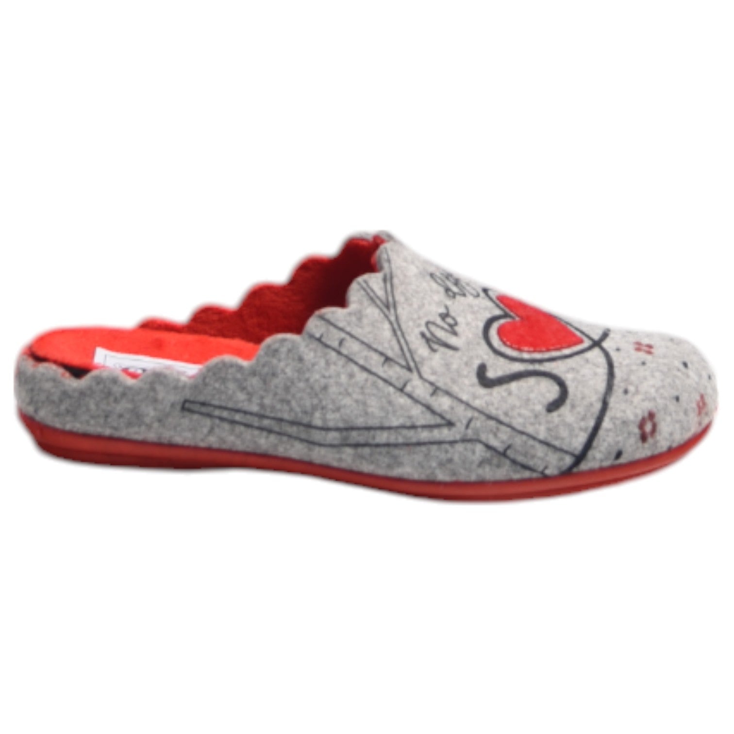 Zapatillas de Casa Marpen Slippers No Dejes De Soñar 301IV24 Gris - imagen 2