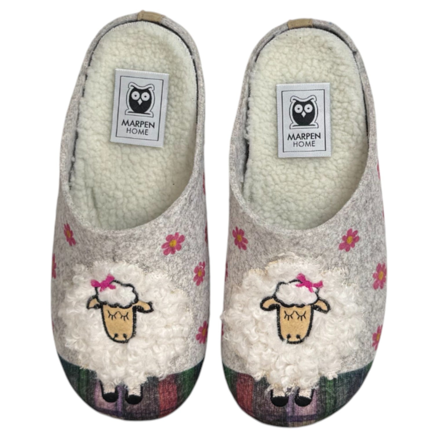 Zapatillas de Casa Marpen Slippers Oveja 317INV25 Crudo - imagen 1