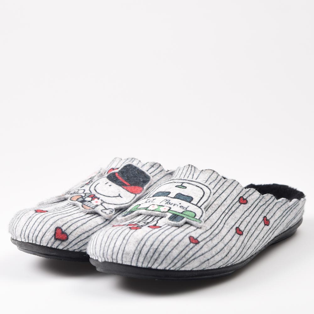 Zapatillas de Casa Marpen Slippers Recién Casados 304IV23 Gris - imagen 4