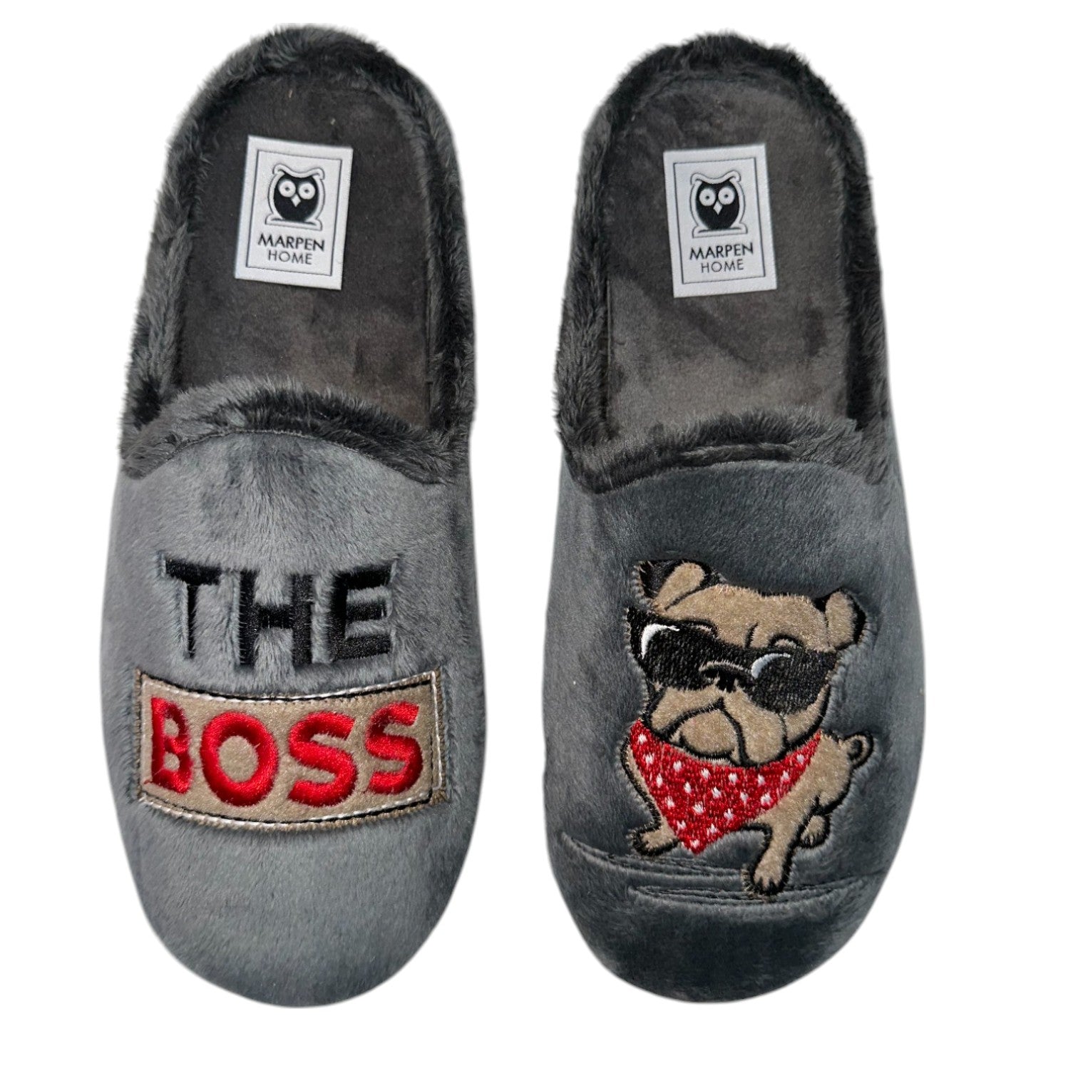 Zapatillas de Casa Marpen Slippers The Boss 501IV24 Gris - imagen 1