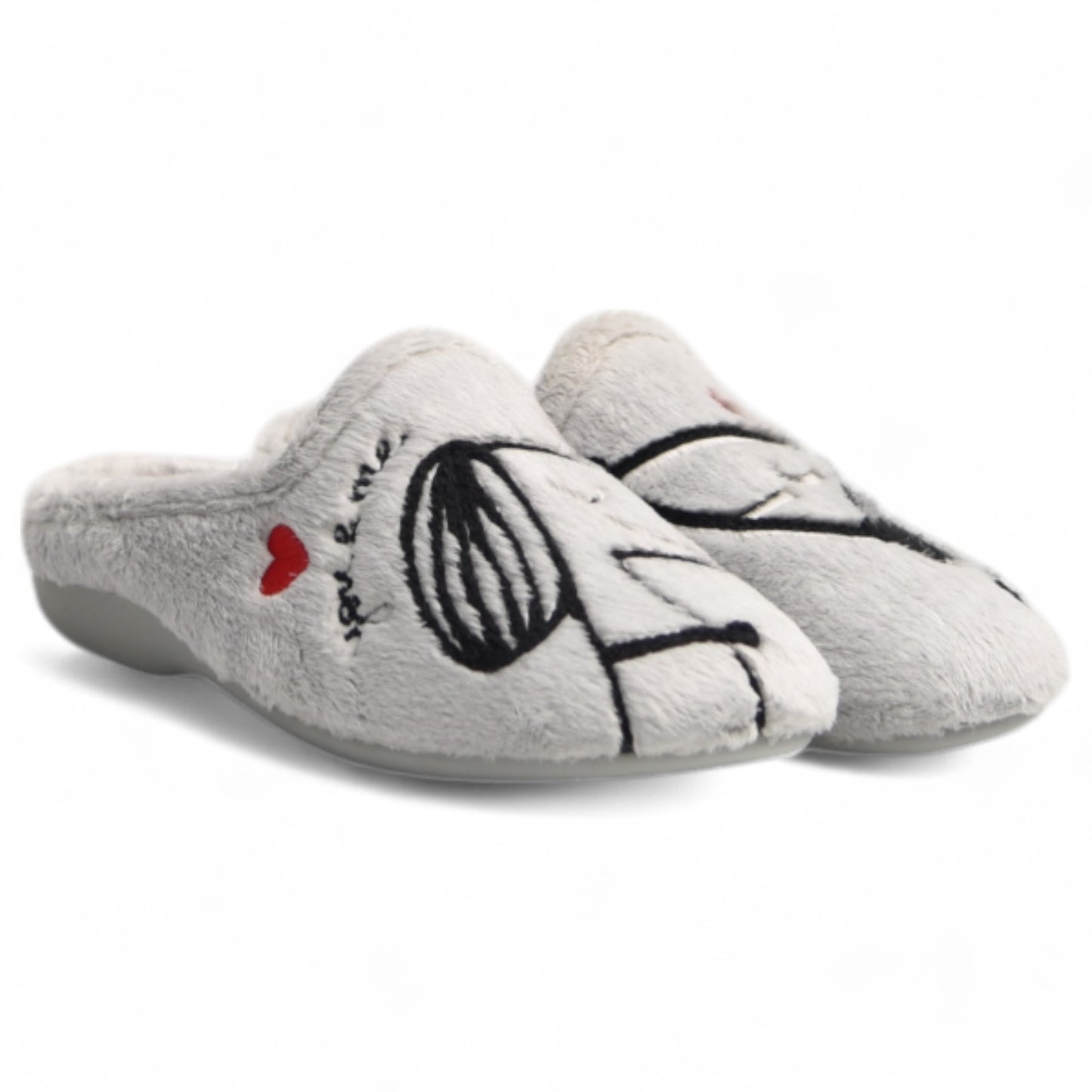 Zapatillas de Casa Marpen Slippers You & Me 406IV24 Gris - imagen 3