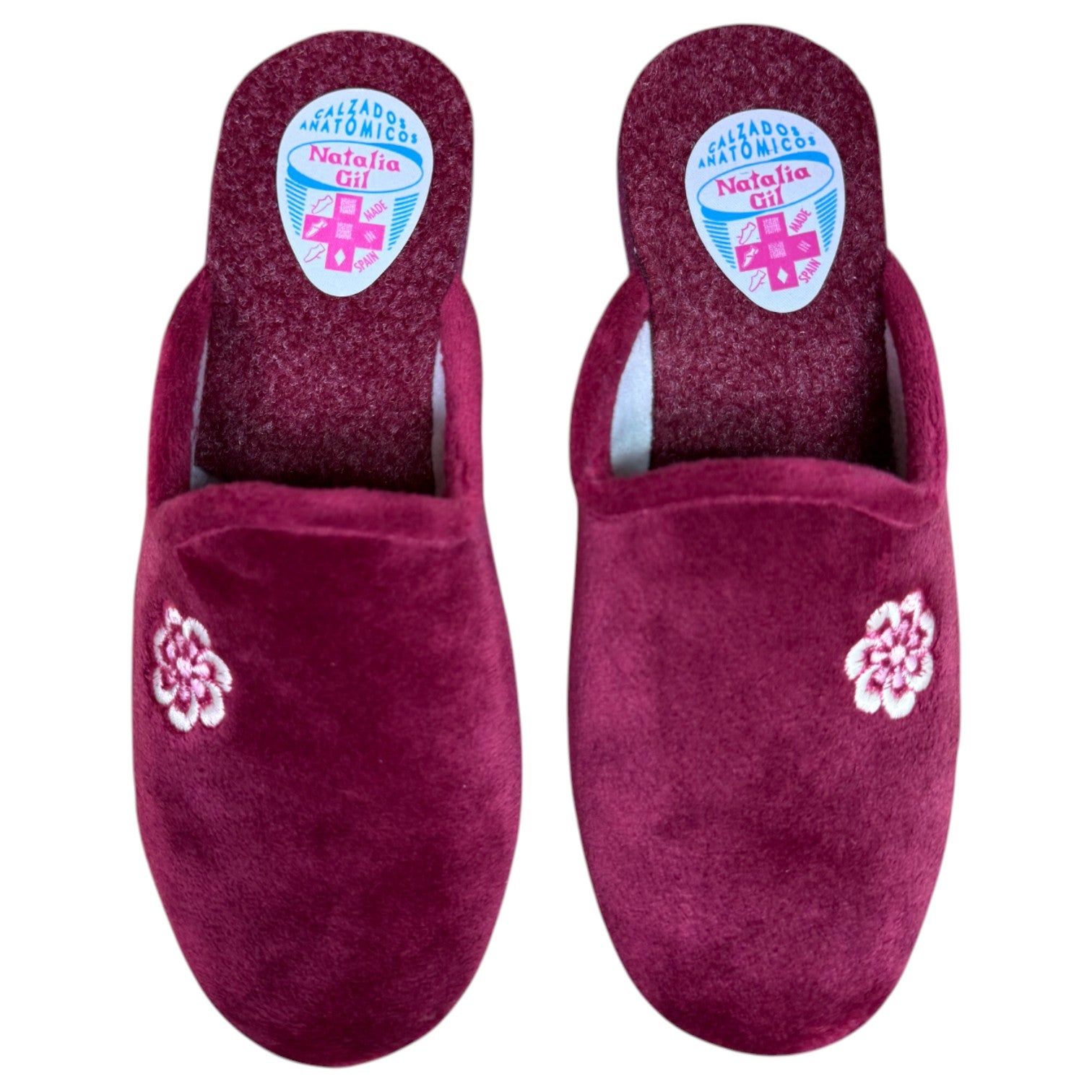 Zapatillas de Casa Natalia Gil 402 Burdeos - imagen 1