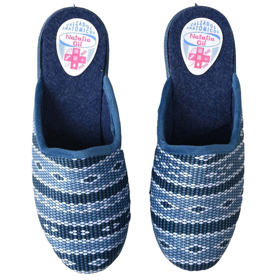 Zapatillas de Casa Natalia Gil Rombos 422 Jeans - imagen 1