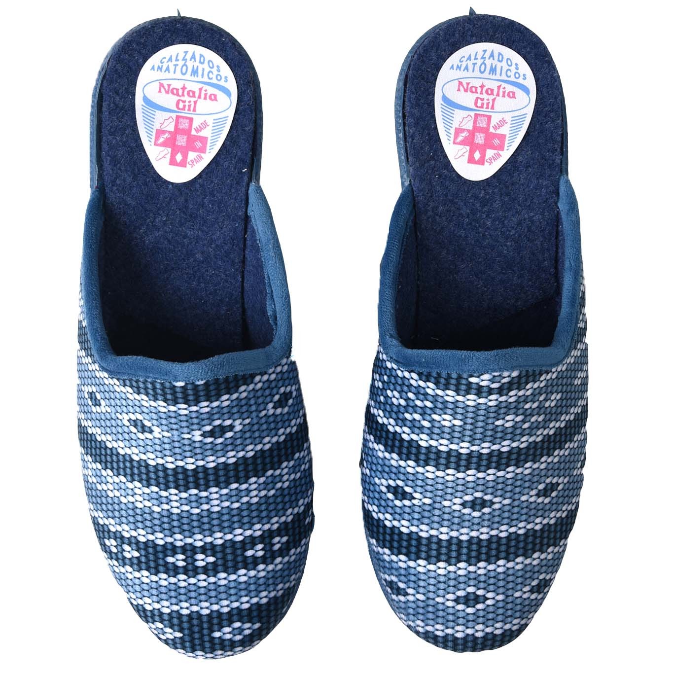 Zapatillas de Casa Natalia Gil Rombos 422 Jeans - imagen 1