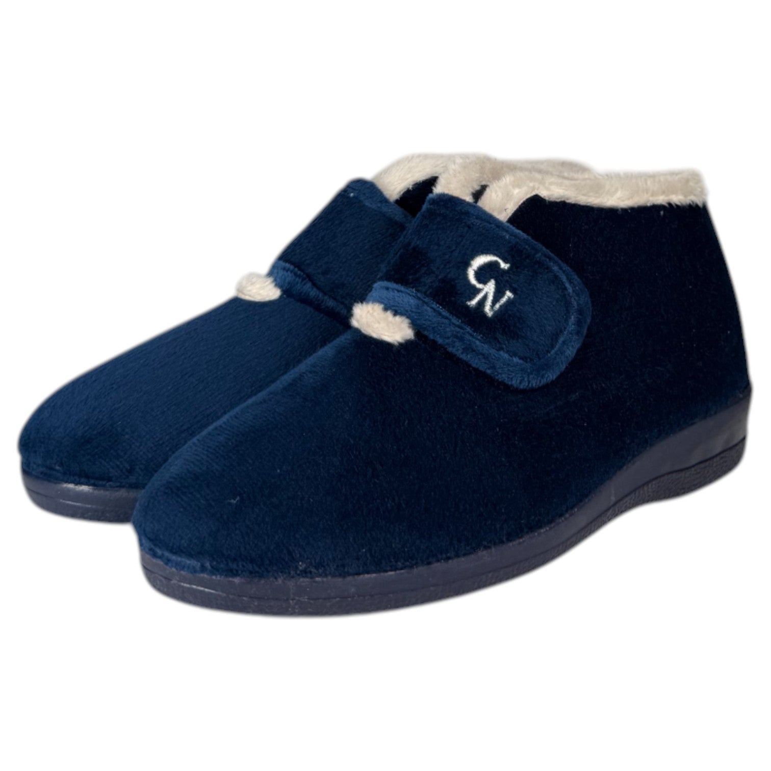 Zapatillas de Casa Natalia Gil Abotinadas 584 Marino - imagen 4