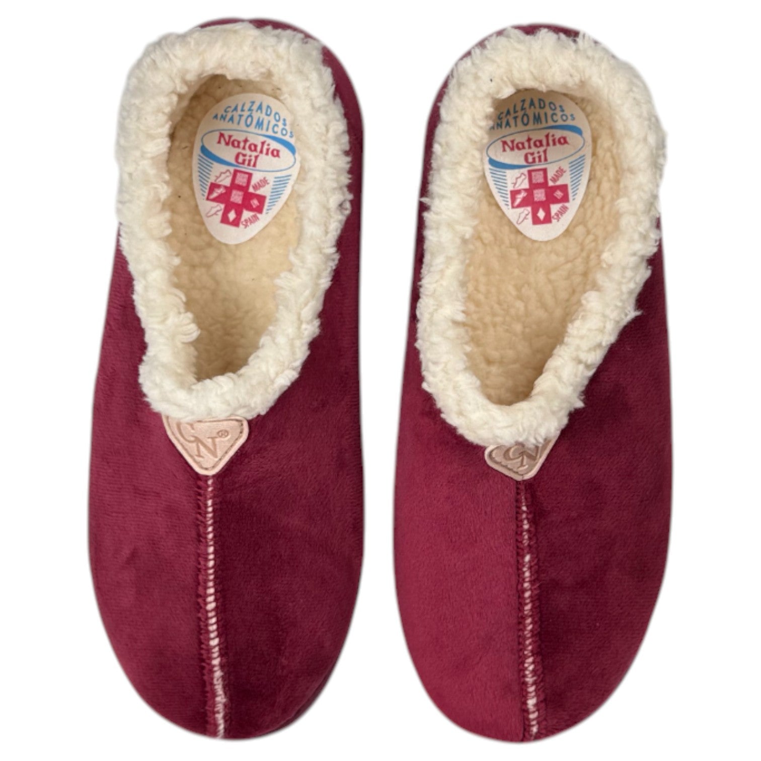 Zapatillas de Casa Natalia Gil 631 Burdeos - imagen 1