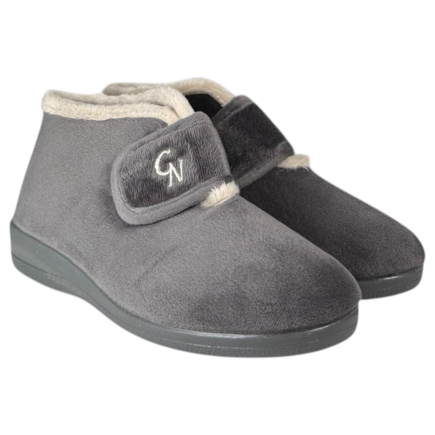 Zapatillas de Casa Natalia Gil Abotinadas 584 Gris - imagen 3
