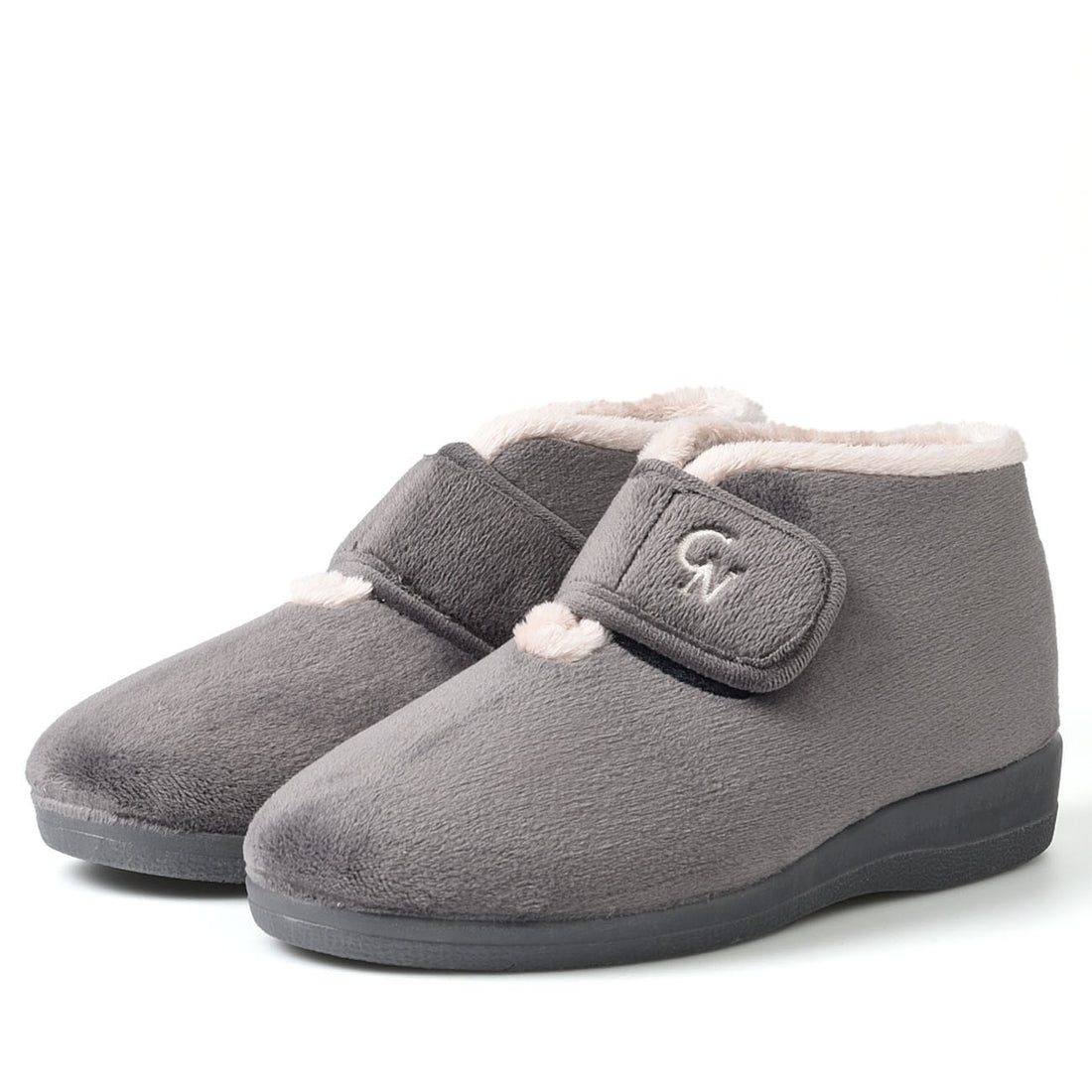Zapatillas de Casa Natalia Gil Abotinadas 584 Gris - imagen 9
