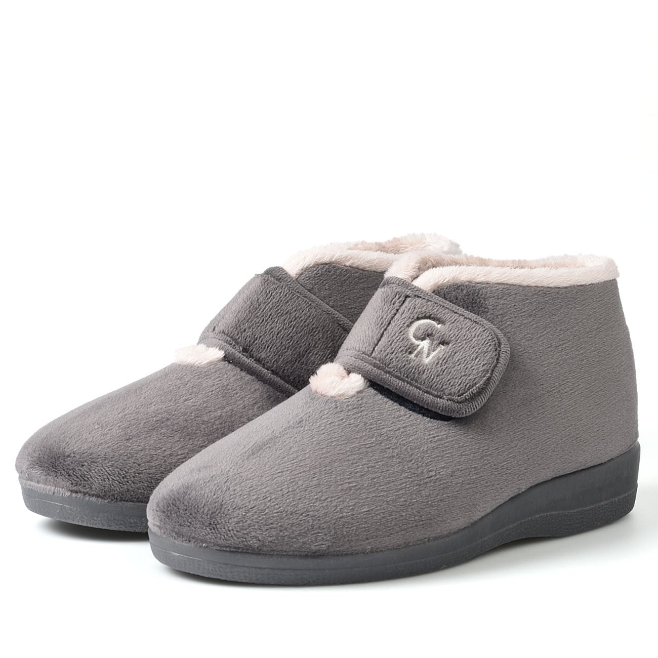Zapatillas de Casa Natalia Gil Abotinadas 584 Gris - imagen 9