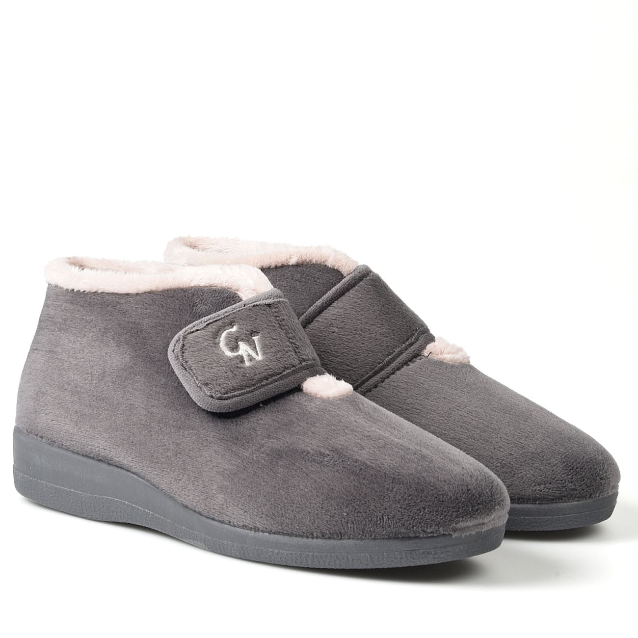 Zapatillas de Casa Natalia Gil Abotinadas 584 Gris - imagen 8