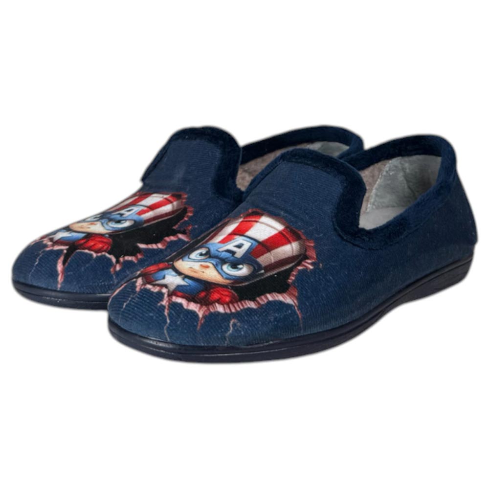Zapatillas de Casa Natalia Gil Capitán América 7532 Marino - imagen 4