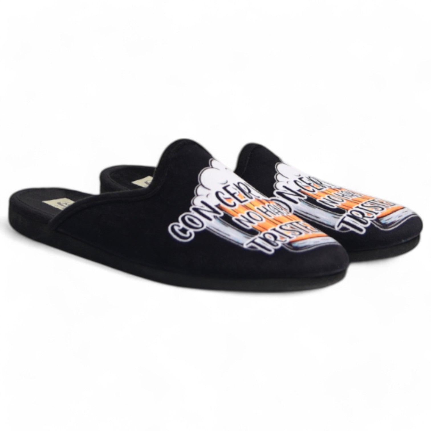 Zapatillas de Casa Natalia Gil Cerveza 6062 Negro - imagen 3