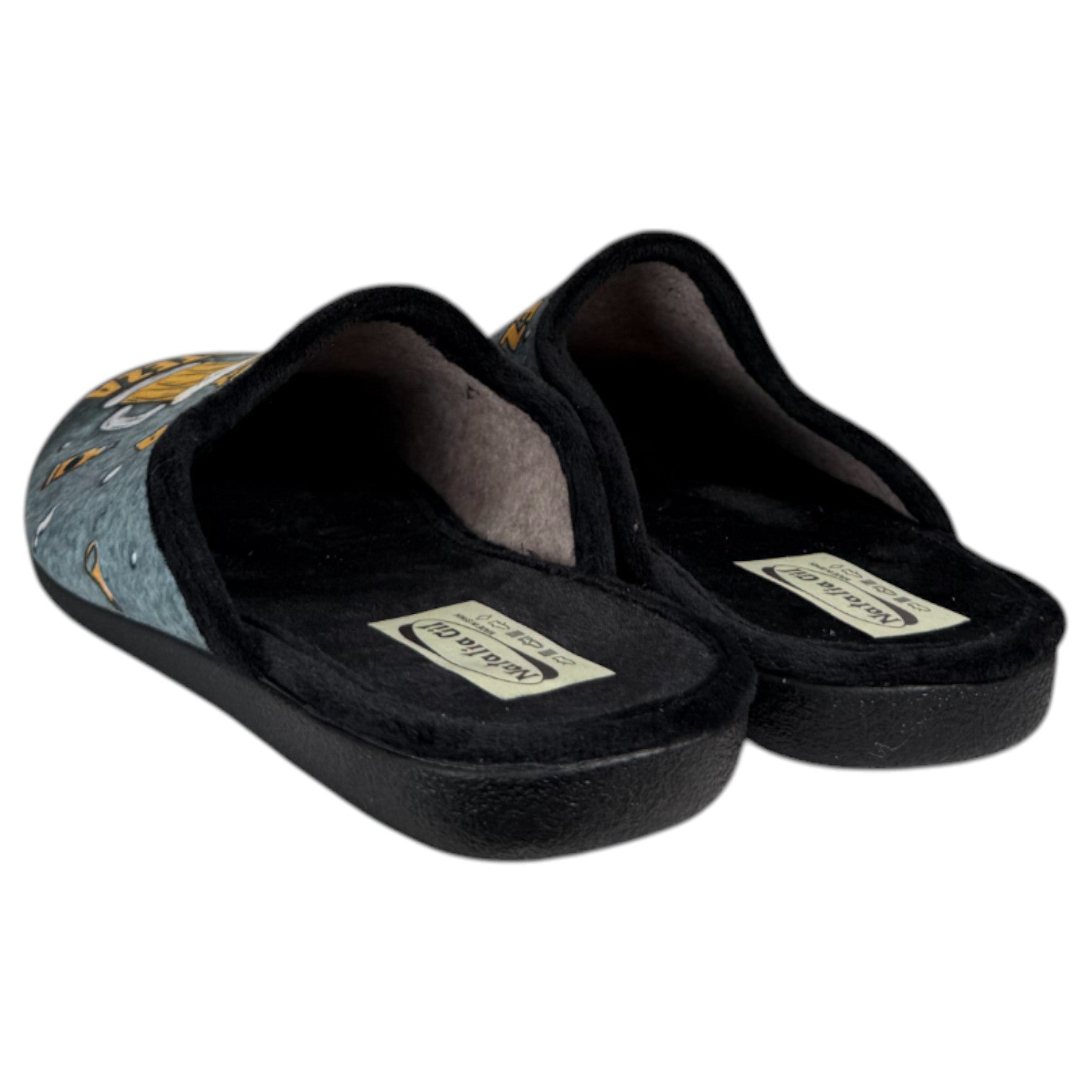 Zapatillas de Casa Natalia Gil Con Cerveza No Hay Tristeza 6068 Negro - imagen 5