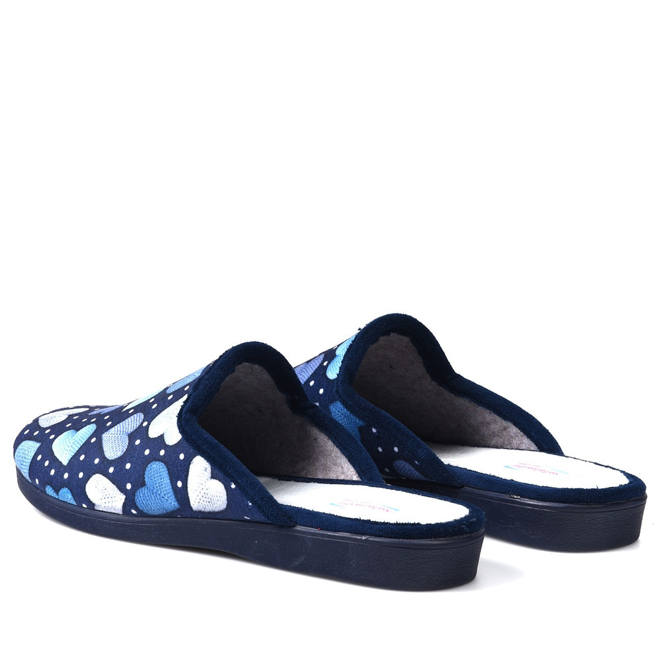 Zapatillas de Casa Natalia Gil Corazones 157 Marino - imagen 5