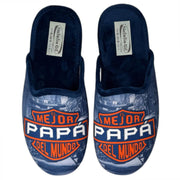 Zapatillas de Casa Natalia Gil El Mejor Papá del Mundo 6087 Marino