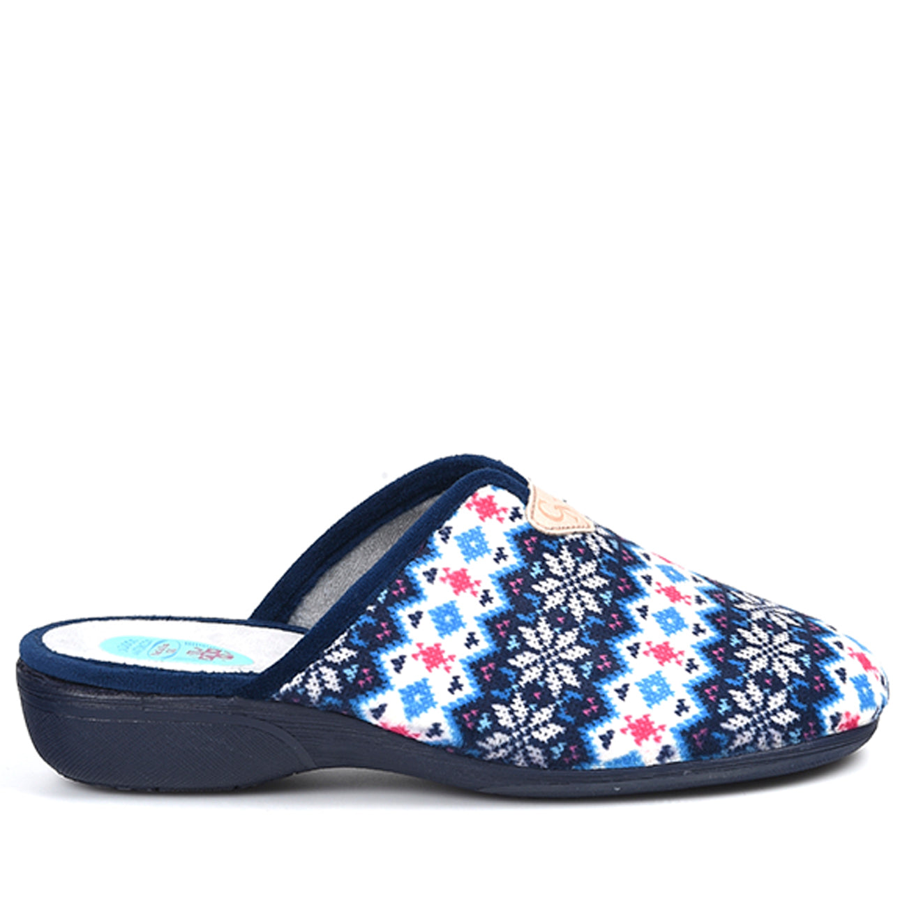 Zapatillas de Casa Natalia Gil Estampado Invierno 9002 Marino - imagen 2