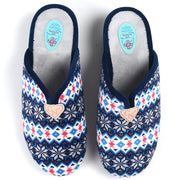 Zapatillas de Casa Natalia Gil Estampado Invierno 9002 Marino