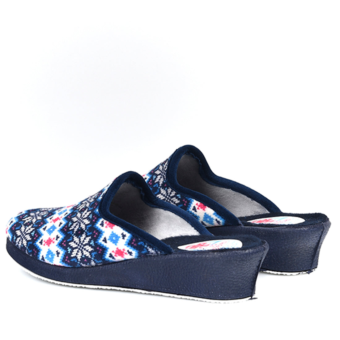 Zapatillas de Casa Natalia Gil Étnico Invierno 406 Marino - imagen 4