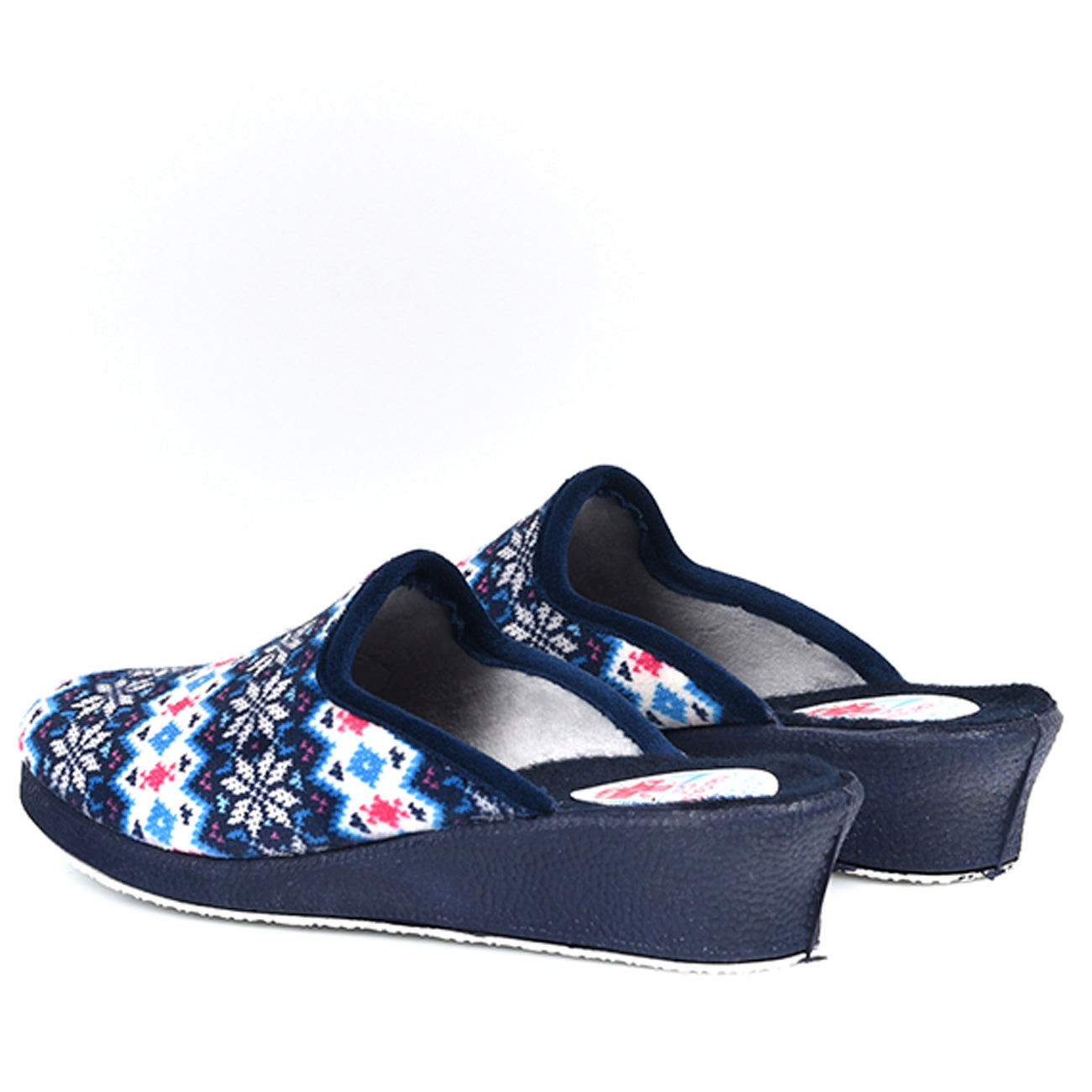 Zapatillas de Casa Natalia Gil Étnico Invierno 406 Marino - imagen 4