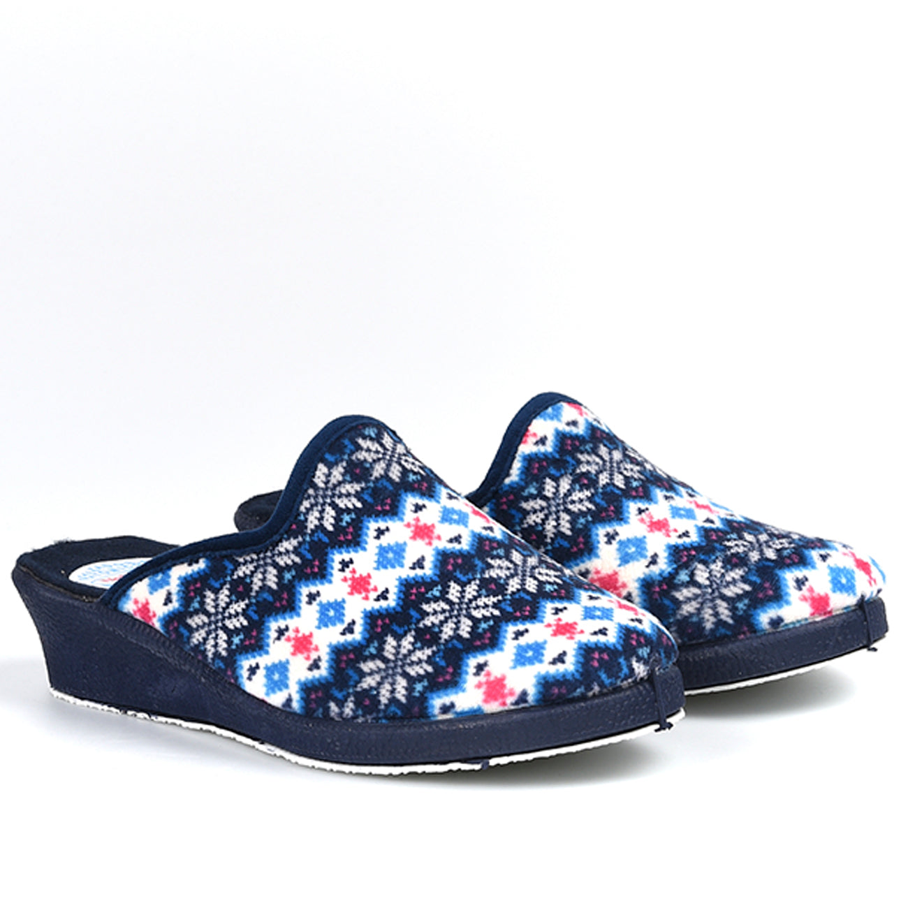 Zapatillas de Casa Natalia Gil Étnico Invierno 406 Marino - imagen 3