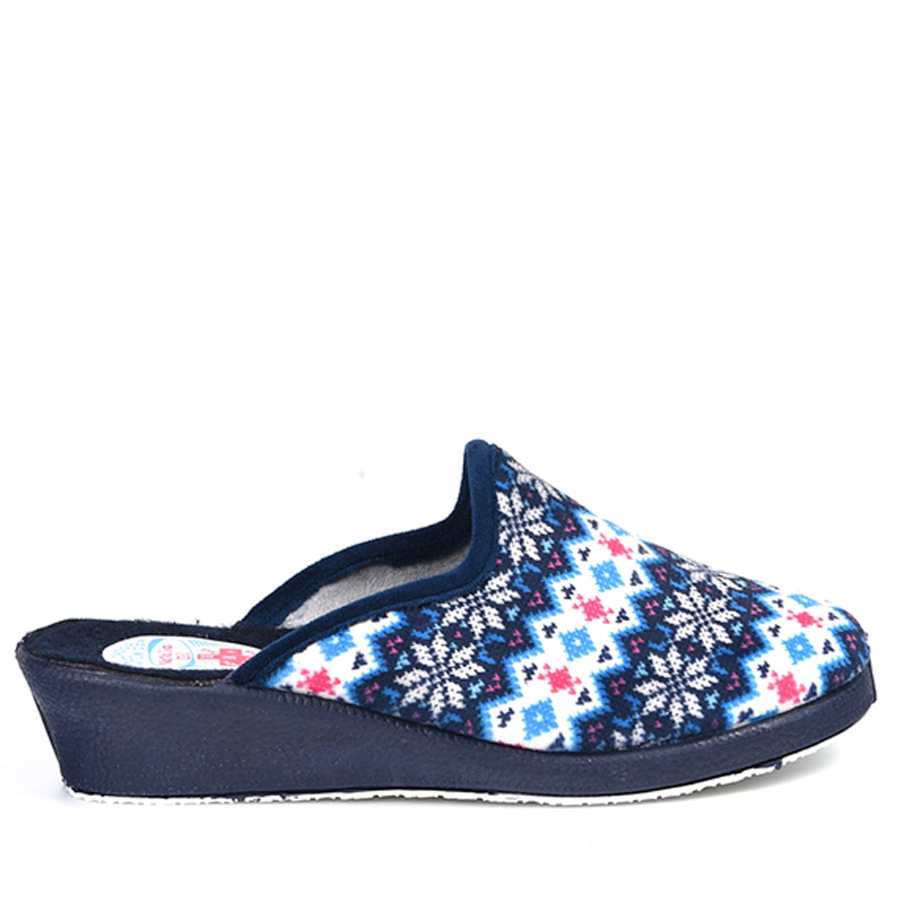 Zapatillas de Casa Natalia Gil Étnico Invierno 406 Marino - imagen 2