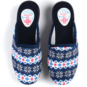 Zapatillas de Casa Natalia Gil Étnico Invierno 406 Marino