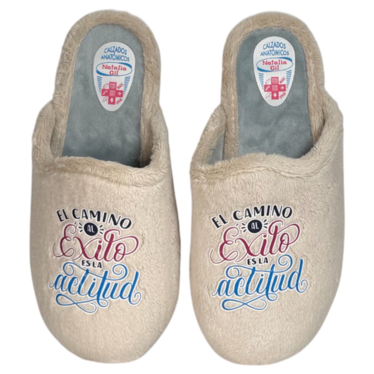 Zapatillas de Casa Natalia Gil Éxito 4000 Beige - imagen 1