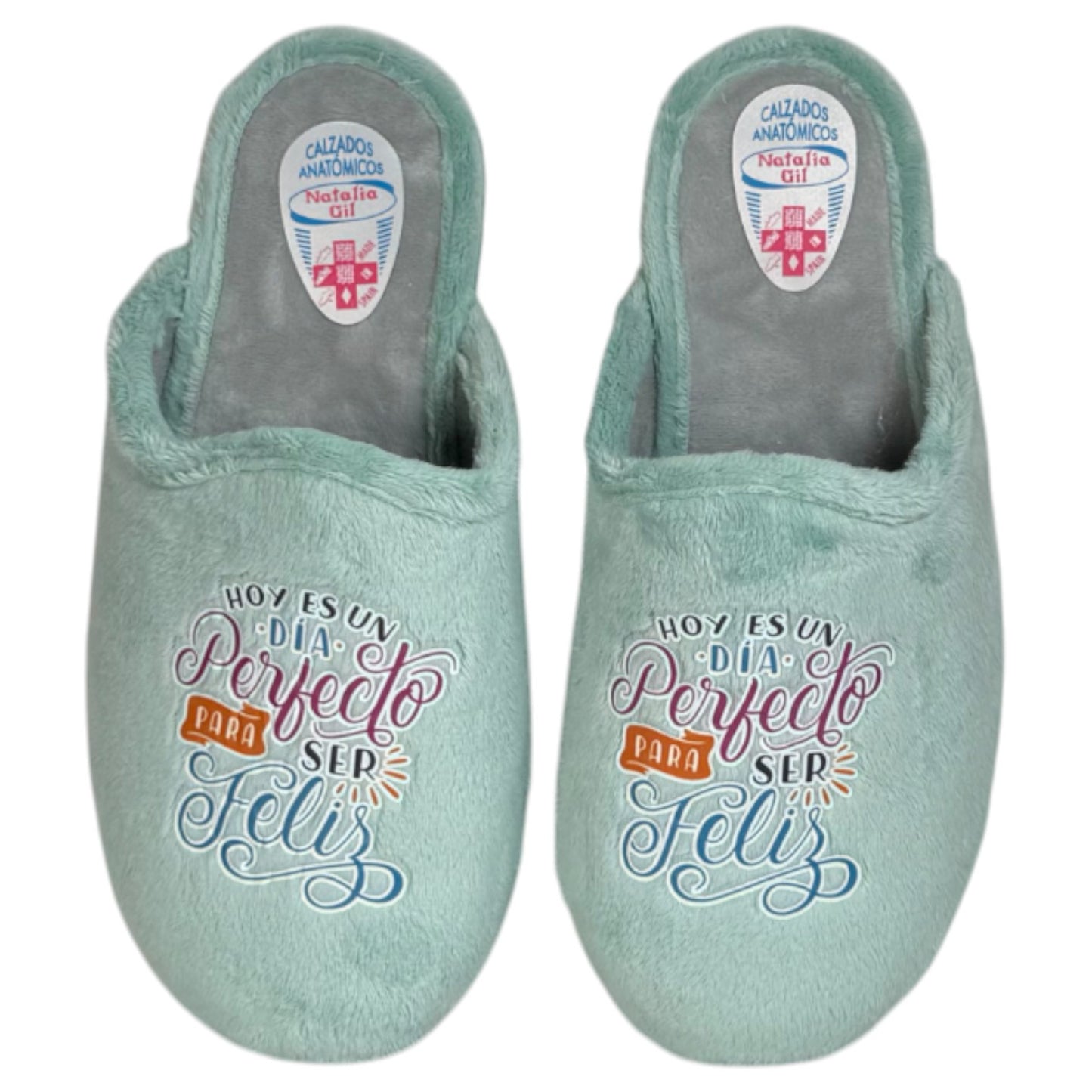 Zapatillas de Casa Natalia Gil Feliz 4000 Verdina - imagen 1