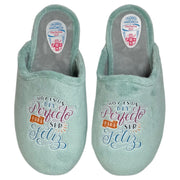 Zapatillas de Casa Natalia Gil Feliz 4000 Verdina