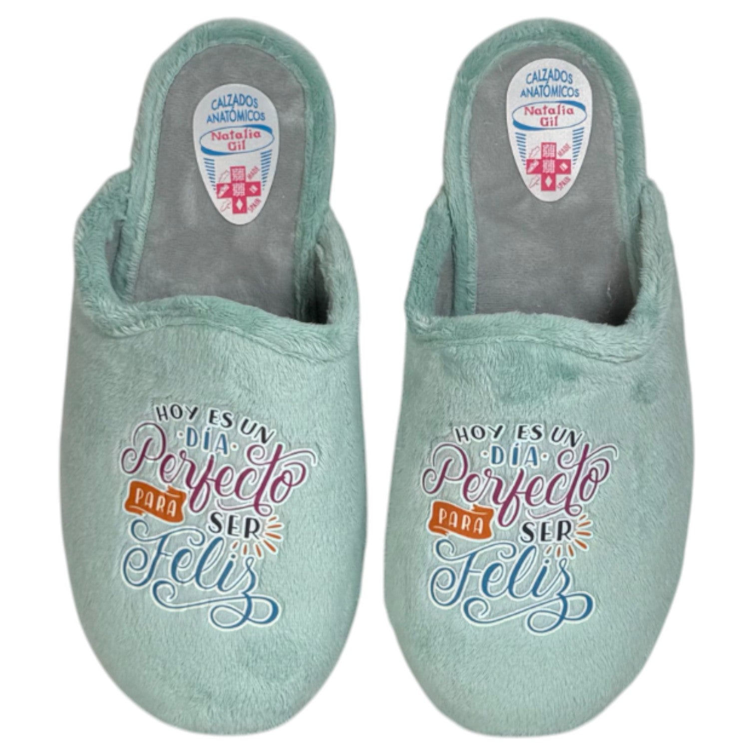 Zapatillas de Casa Natalia Gil Feliz 4000 Verdina - imagen 1