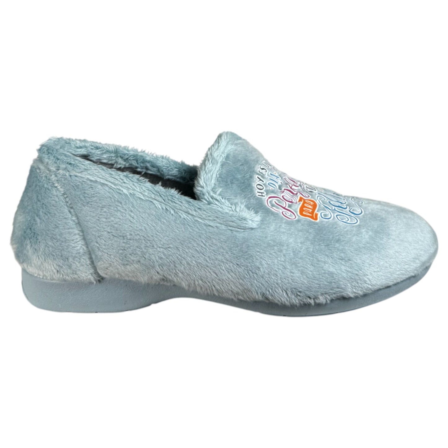 Zapatillas de Casa Natalia Gil Feliz Cerradas 4050 Azul - imagen 2