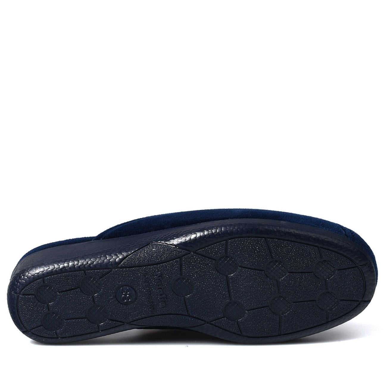 Zapatillas de Casa Natalia Gil Flor Bordada 102 Marino - imagen 6