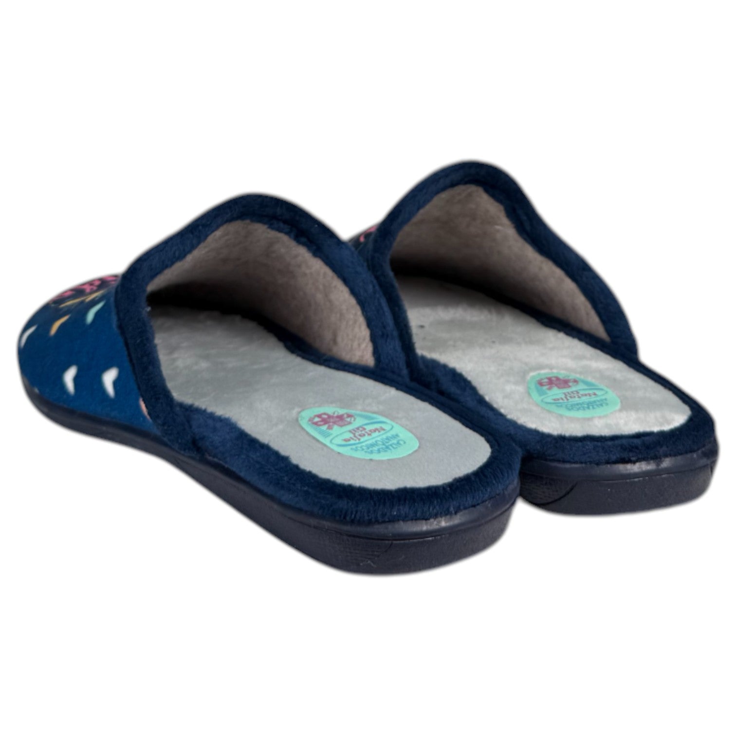 Zapatillas de Casa Natalia Gil La Mejor Mamá del Mundo 5002 Marino - imagen 5