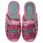 Zapatillas de Casa Natalia Gil La Mejor Mamá del Mundo 5002 Rosa