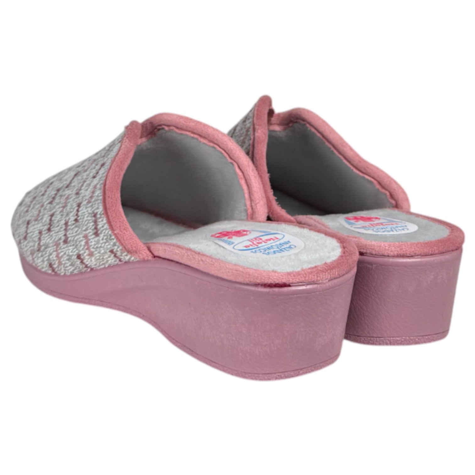 Zapatillas de Casa Natalia Gil Lana 1062 Malva - imagen 5